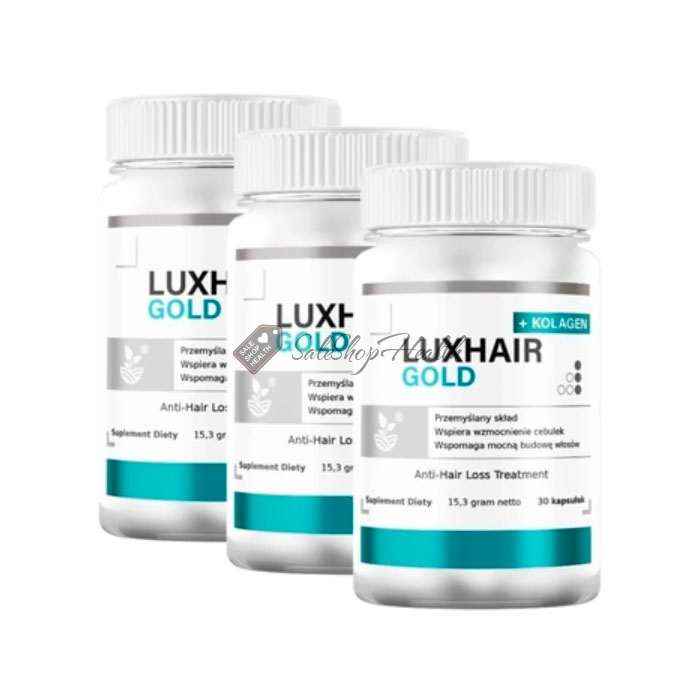 ⚕ LuxHair Gold - kapsułki na porost włosów W Polsce